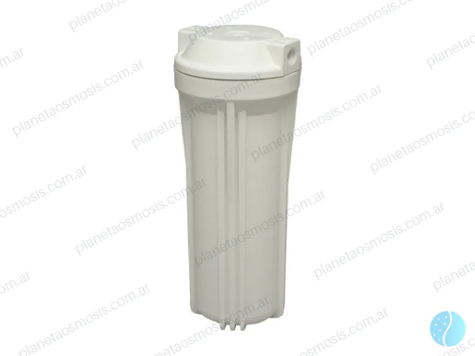 Carcasa porta filtro 10" blanca