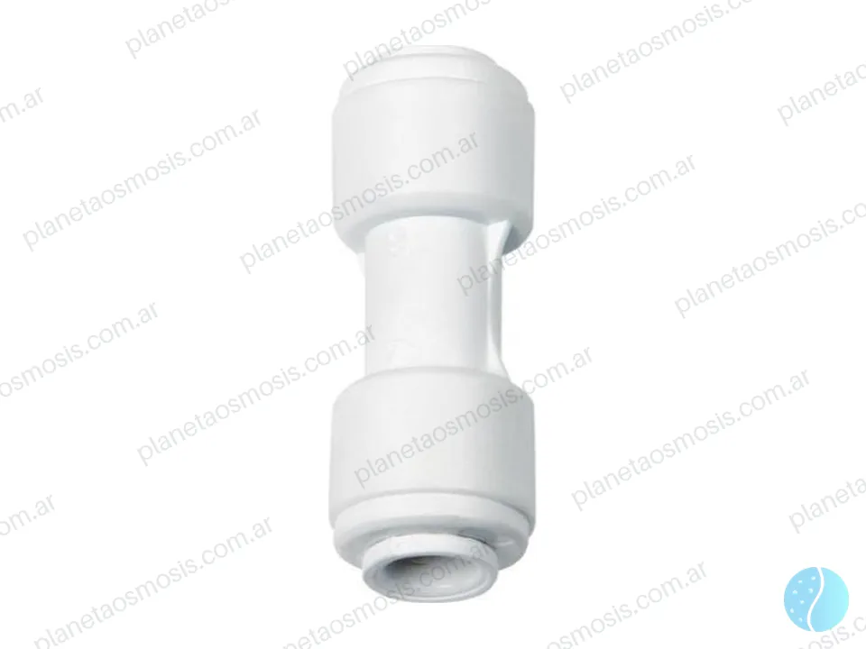 Conector recto 1/4 - 1/4 manguera