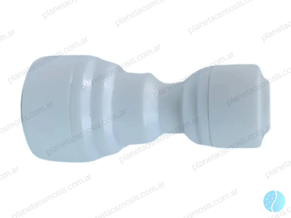 Conector recto 1/4 - 3/8 manguera