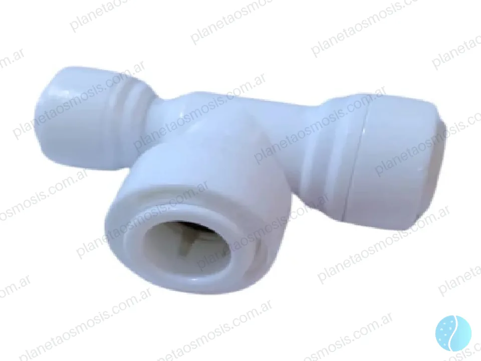 Conector T 1/4 lateral- 3/8 - 3/8 manguera