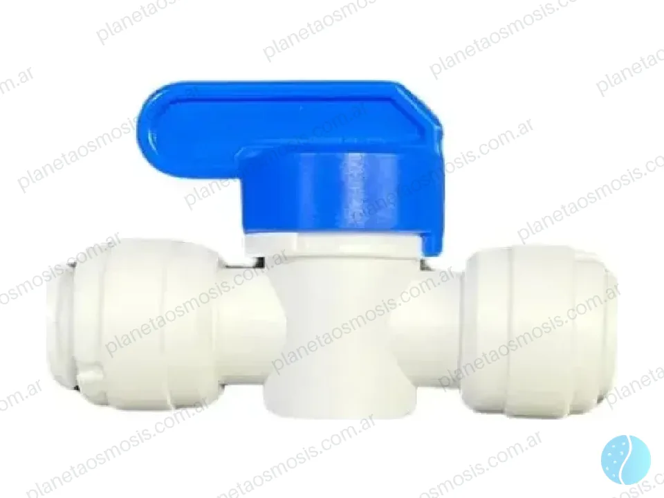 Llave de paso plástica 3/8 - 3/8 manguera