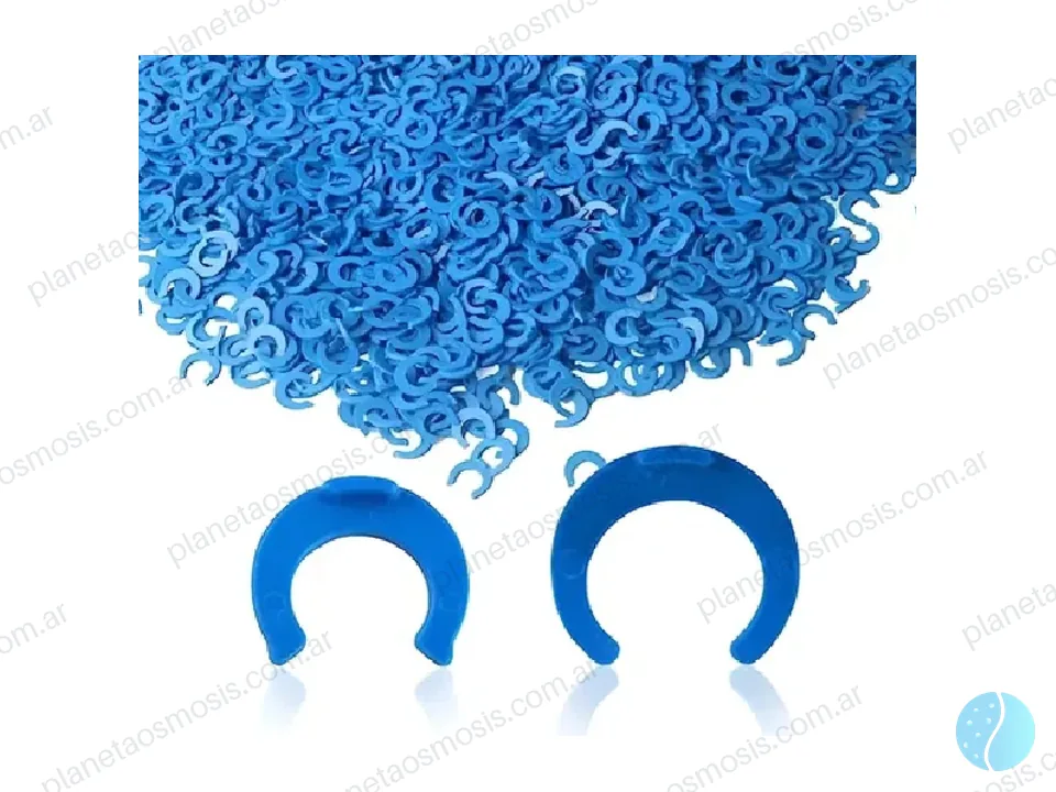 Clip seguridad 3/8 para conector pack x 4