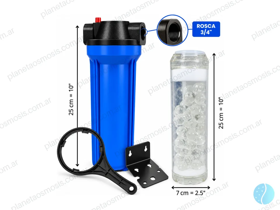 Prefiltro 10" azul 3/4" con SPF
