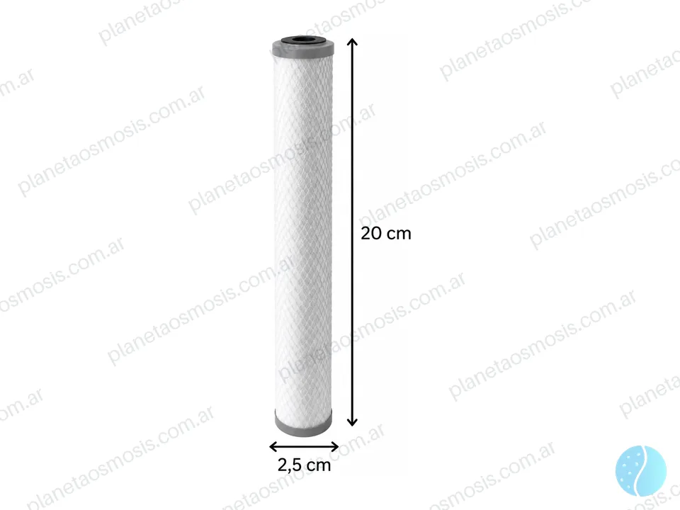 Repuesto CTO 20" (carbón activo en bloque)