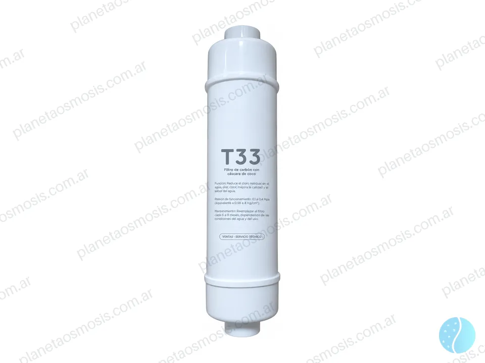 Repuesto dispenser T33 10 in line (carbón con cáscara de coco)