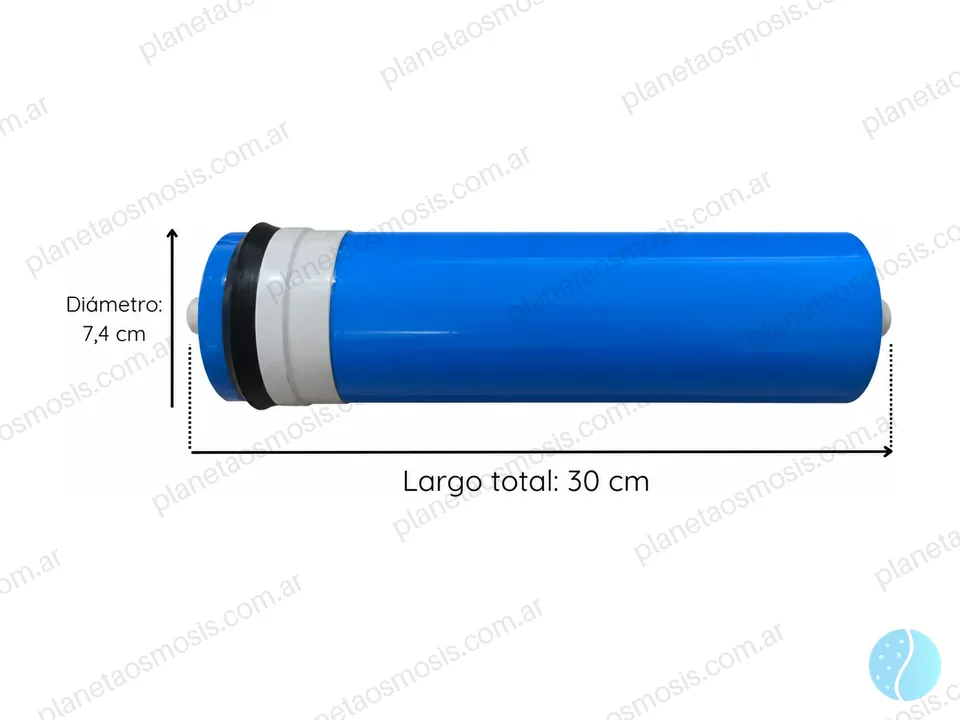 Membrana de ósmosis inversa 400 GPD / 1600 L - 3012
